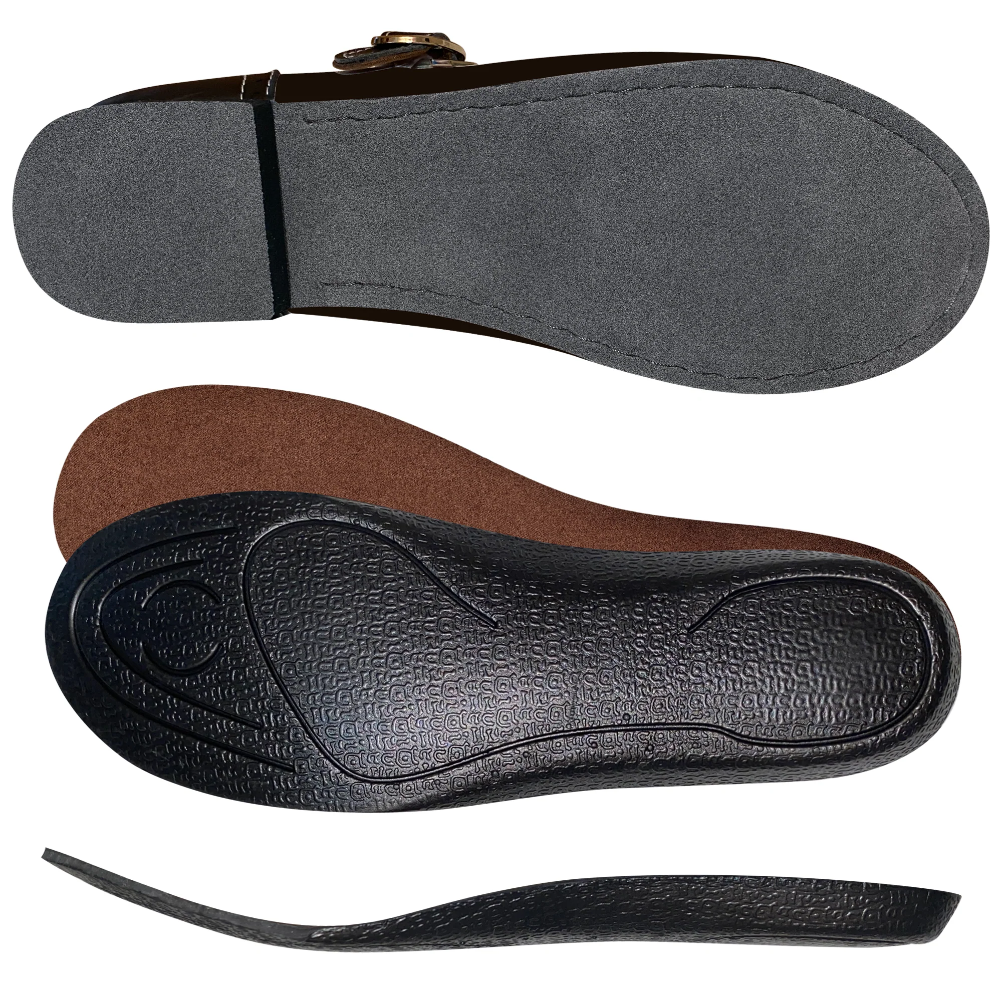 Aris Allen Aris Allen Black Snub Toe Mary Jane Wingtips thumbnail 6