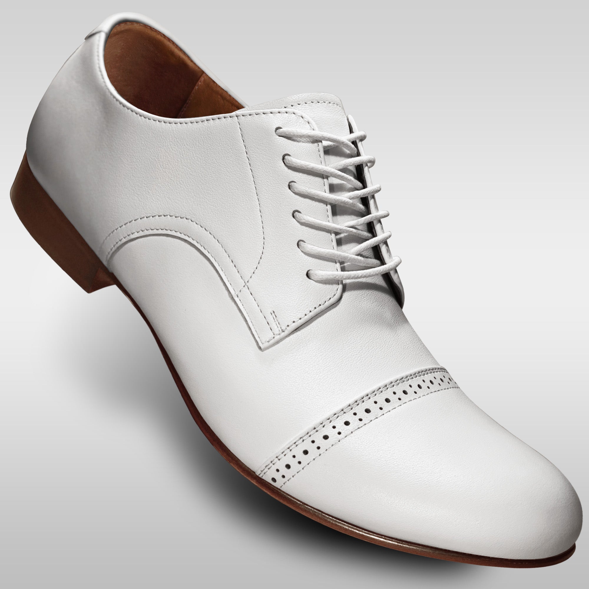 Aris Allen Aris Allen 1932 White Captoe Swing Dance Shoes — 1/7