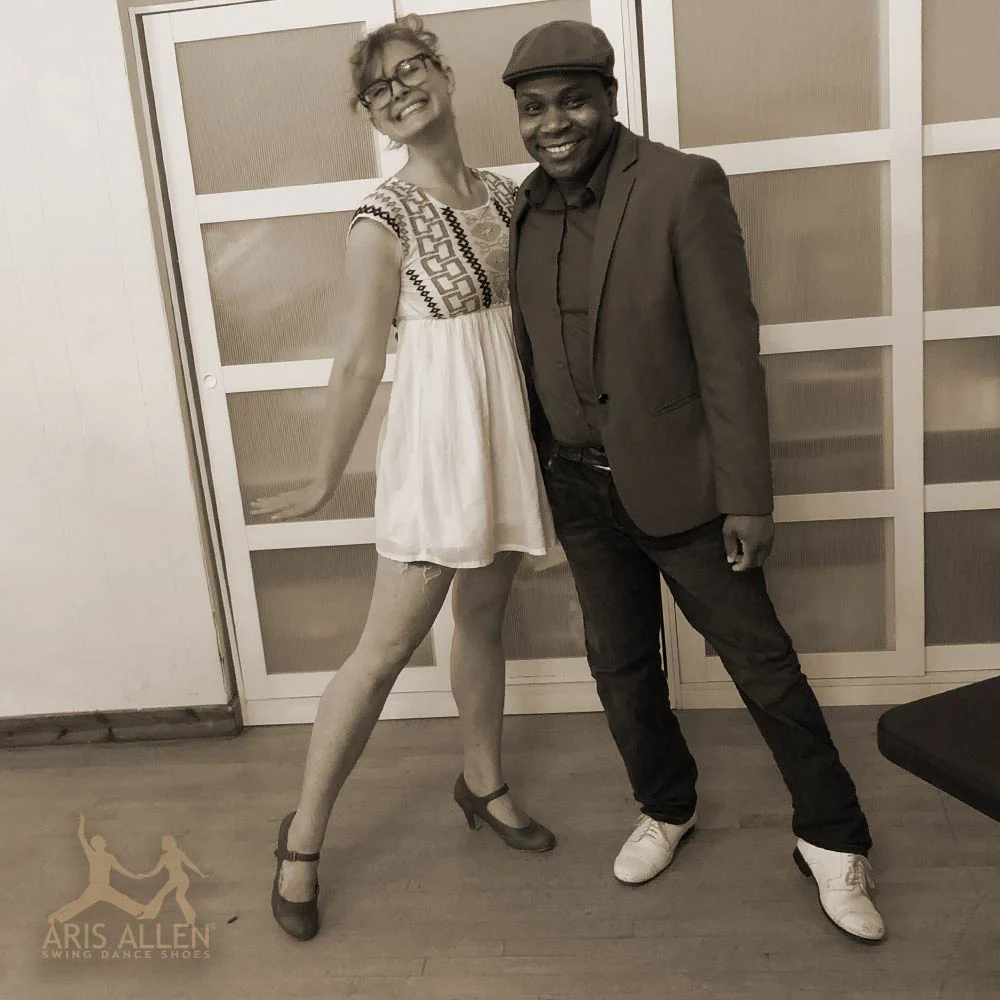 Aris Allen Aris Allen 1932 White Captoe Swing Dance Shoes thumbnail 5