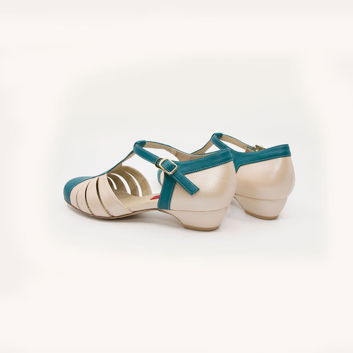 Balboa Zin GLAM - Beige Pearl x Teal Blue thumbnail 4