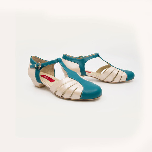 Balboa Zin GLAM - Beige Pearl x Teal Blue thumbnail 5