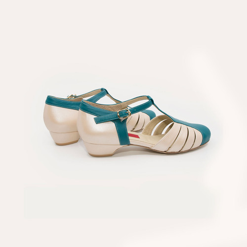 Balboa Zin GLAM - Beige Pearl x Teal Blue thumbnail 6