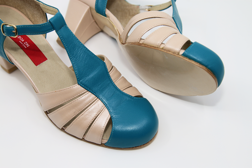 Balboa Zin GLAM - Beige Pearl x Teal Blue thumbnail 9