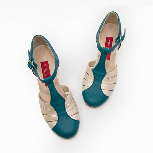 Balboa Zin GLAM - Beige Pearl x Teal Blue thumbnail 11