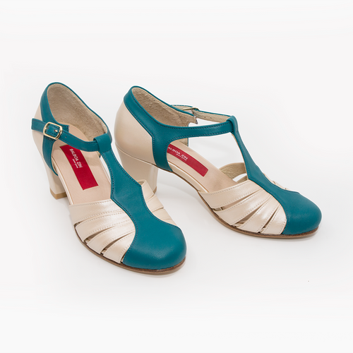 Balboa Zin GLAM - Beige Pearl x Teal Blue thumbnail 12