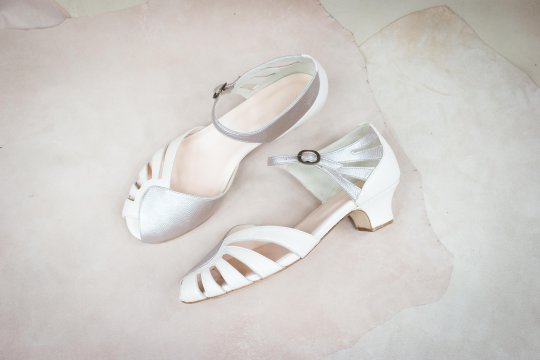 Groovy Fox Chic – Ivory Pearl – 3.5 cm heels thumbnail 2