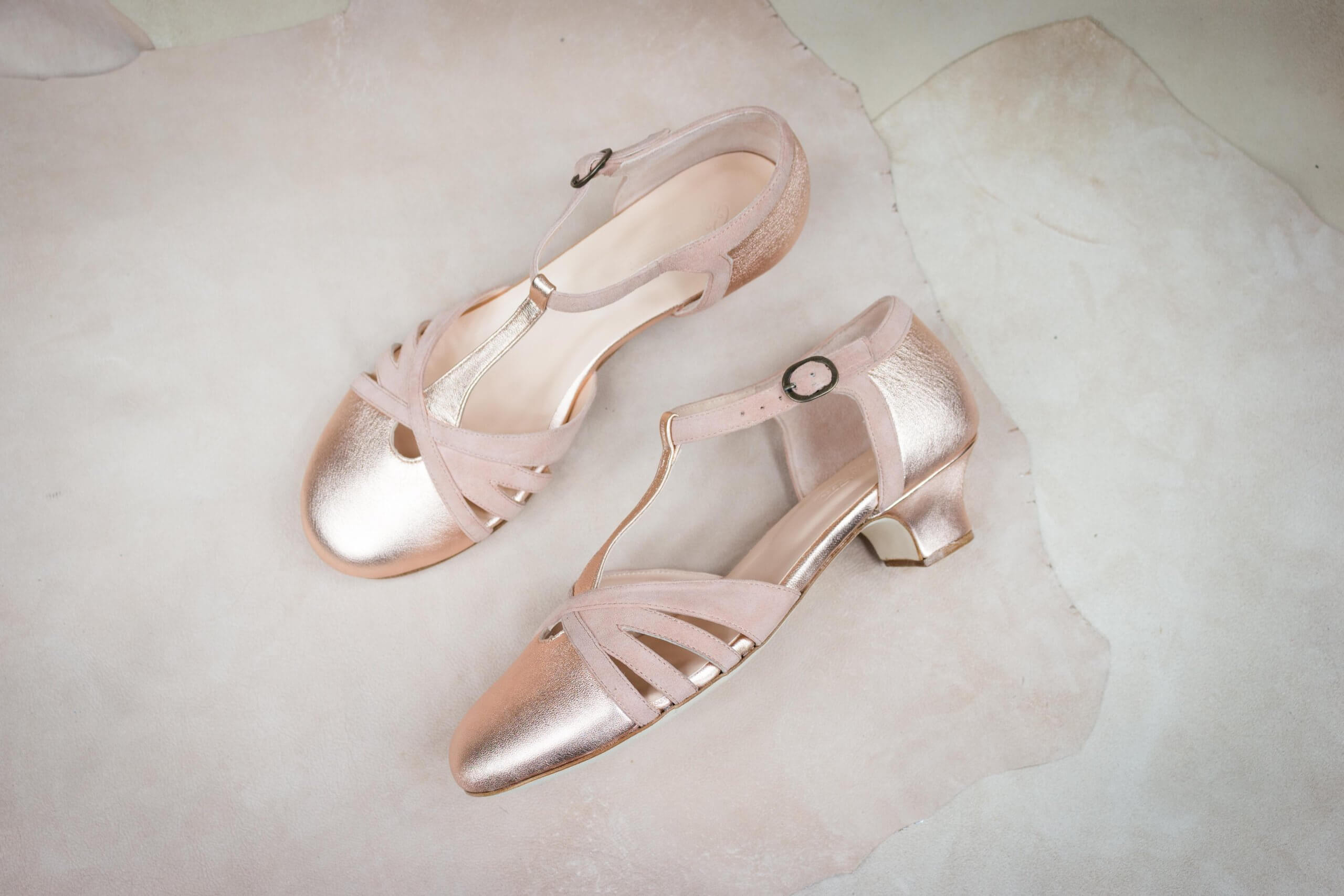 Groovy Fox Classy – Rose Gold – 3.5 cm heels — 1/3