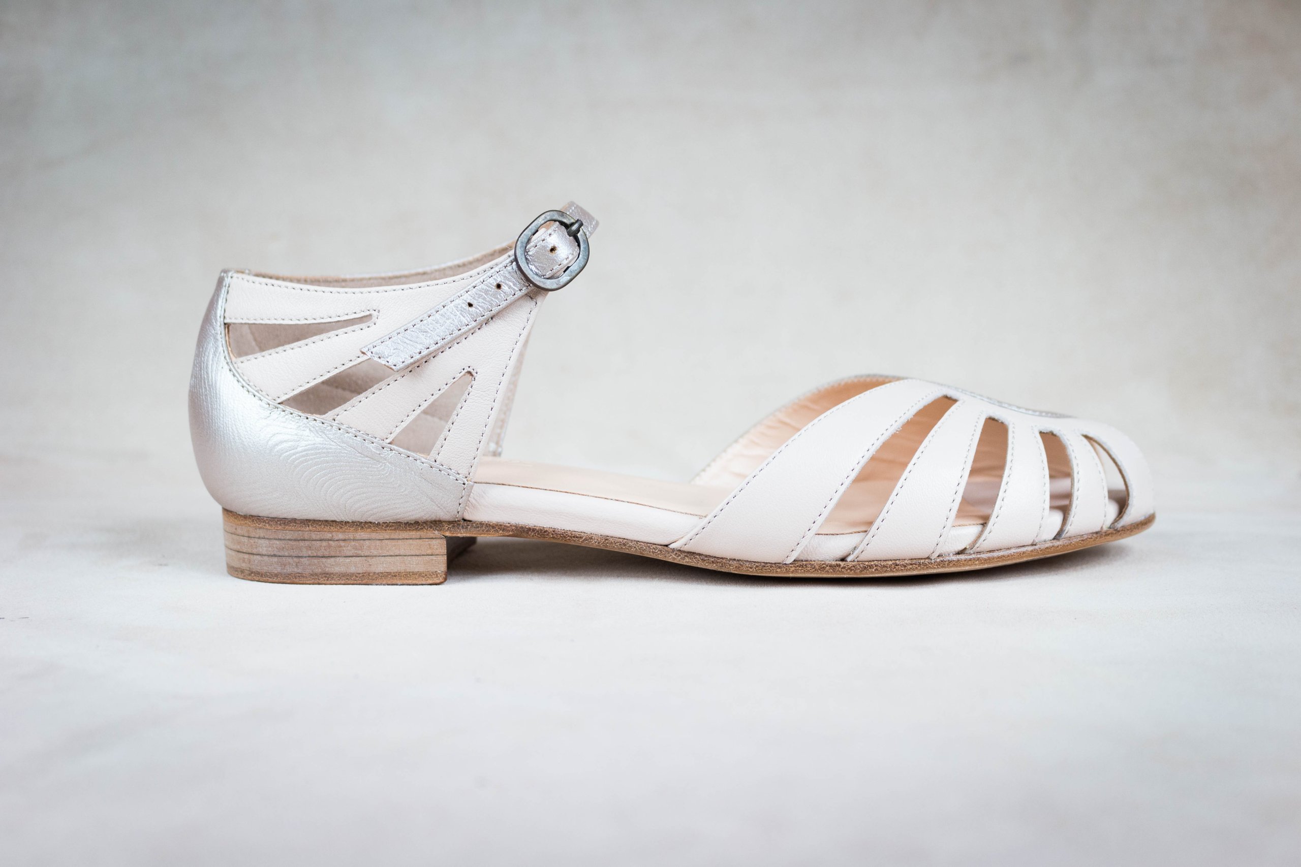 Groovy Fox Chic Flats – Ivory Pearl – thumbnail 4