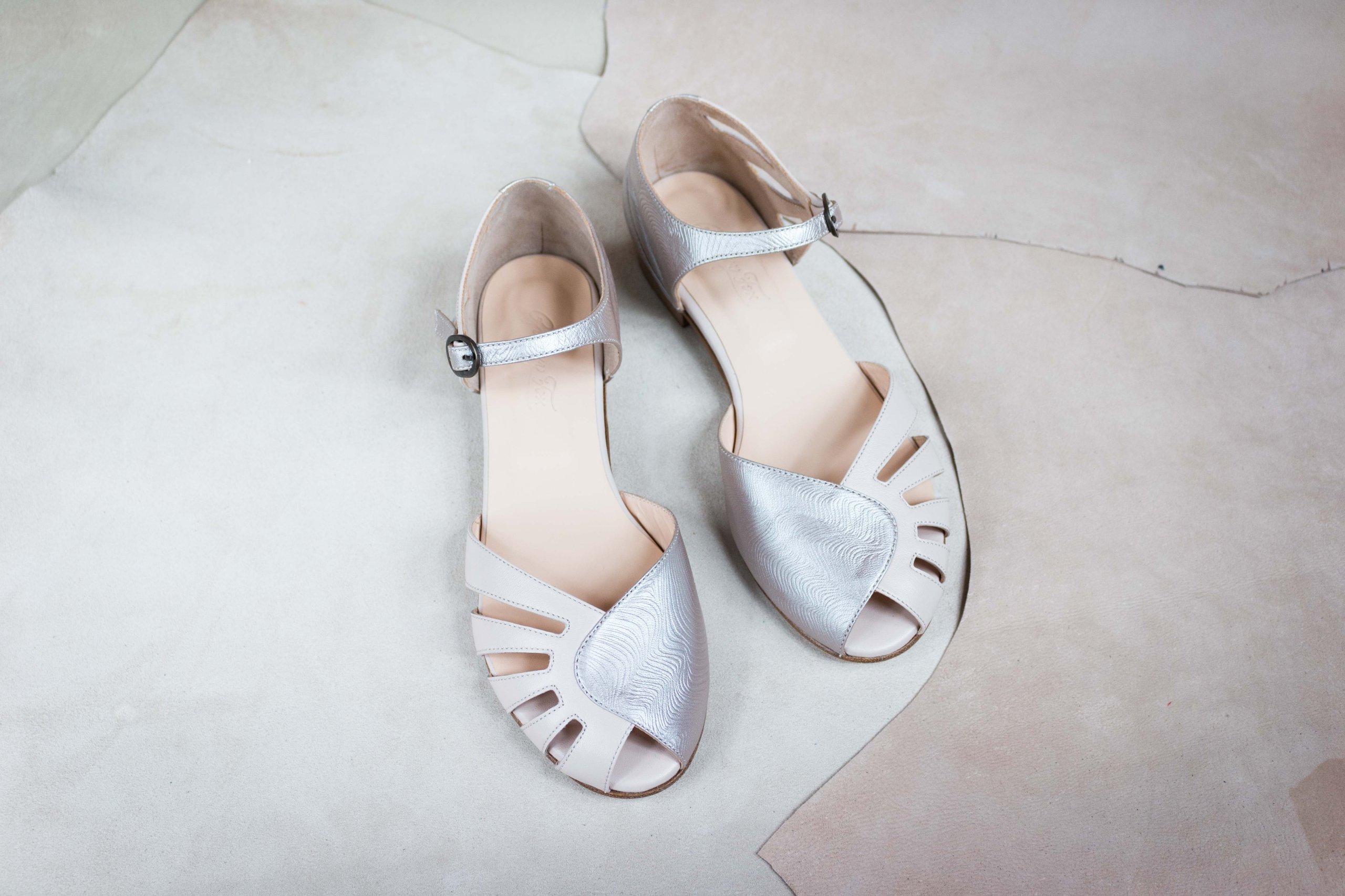 Groovy Fox Chic Flats – Ivory Pearl – thumbnail 5