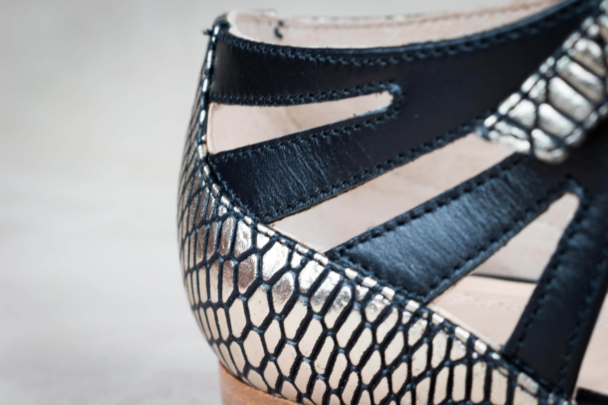 Groovy Fox Chic Flats – Wild Black – thumbnail 2