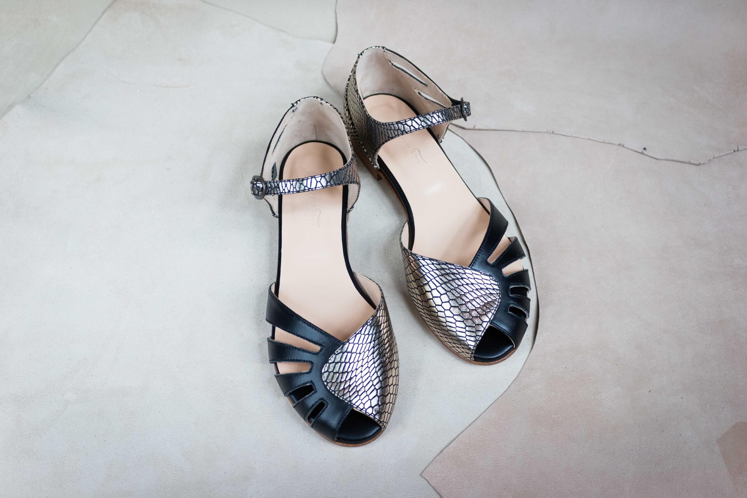 Groovy Fox Chic Flats – Wild Black – thumbnail 5