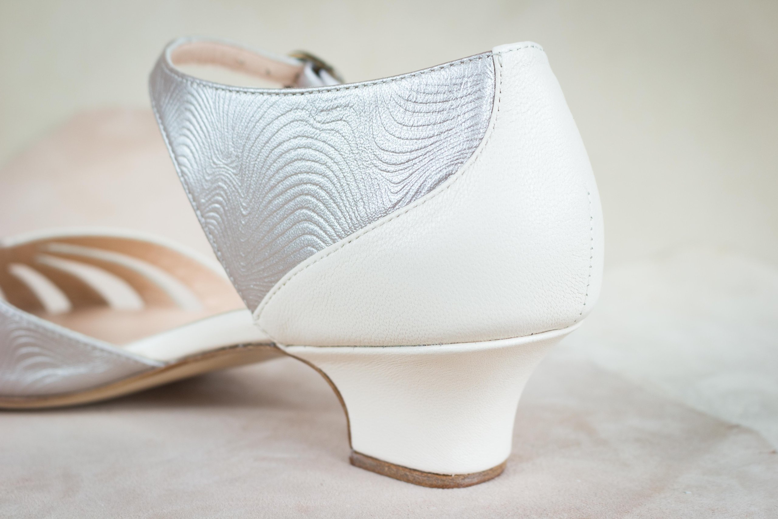Groovy Fox Chic – Ivory Pearl – 3.5 cm heels thumbnail 3