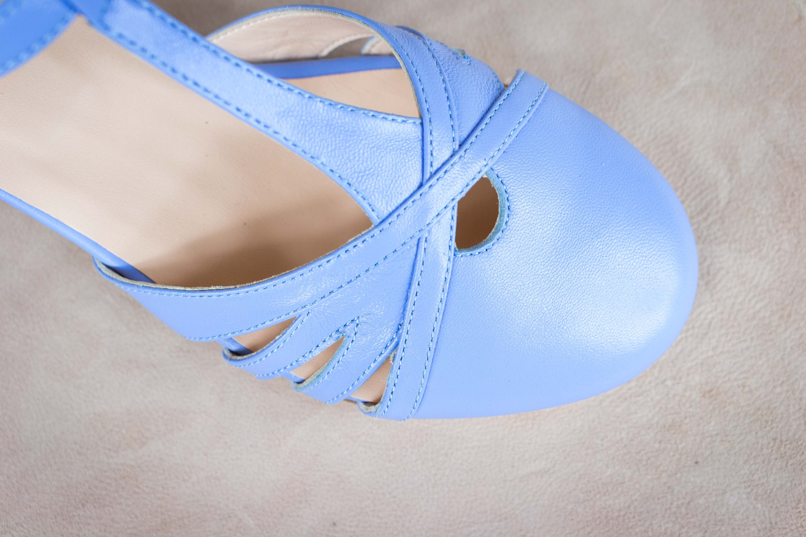 Groovy Fox Classy – Baby Blue – 3.5 cm heels thumbnail 4