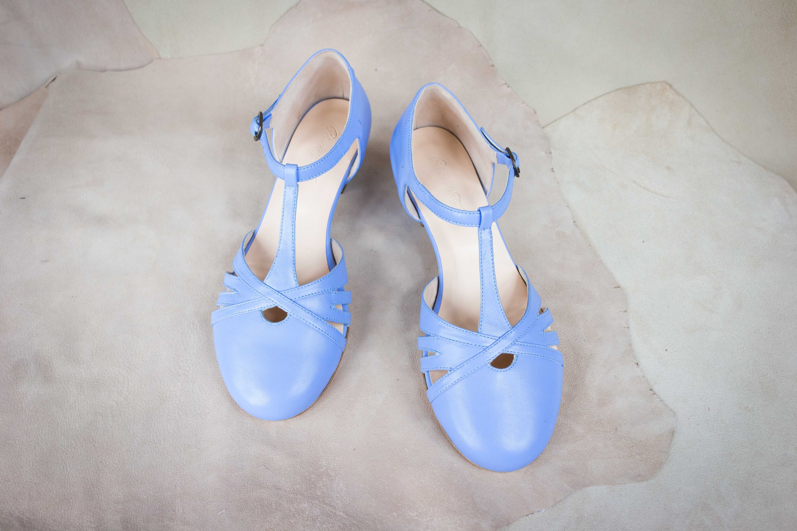Groovy Fox Classy – Baby Blue – 3.5 cm heels thumbnail 5