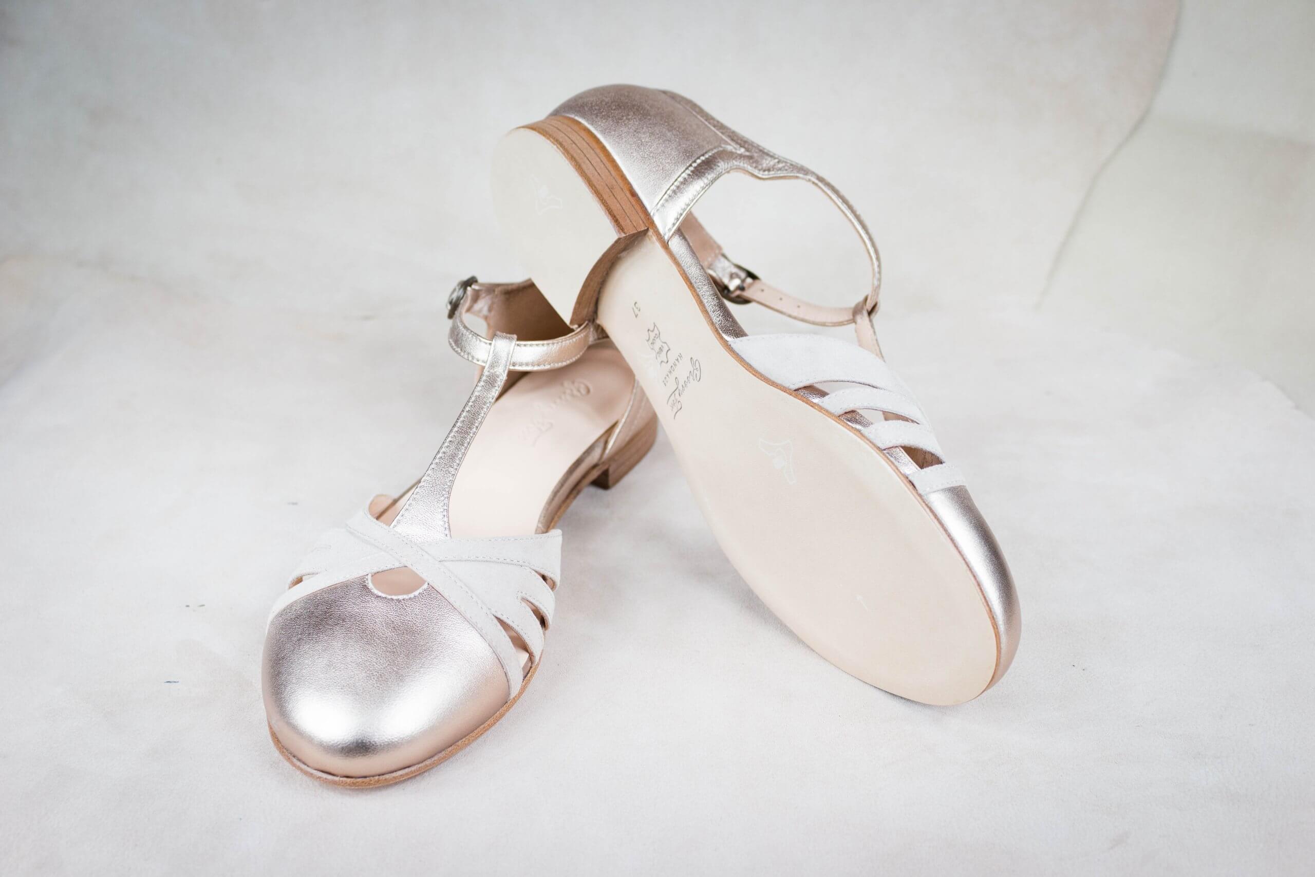 Groovy Fox Classy Flats – Shimmy Gold – Size 37 thumbnail 4