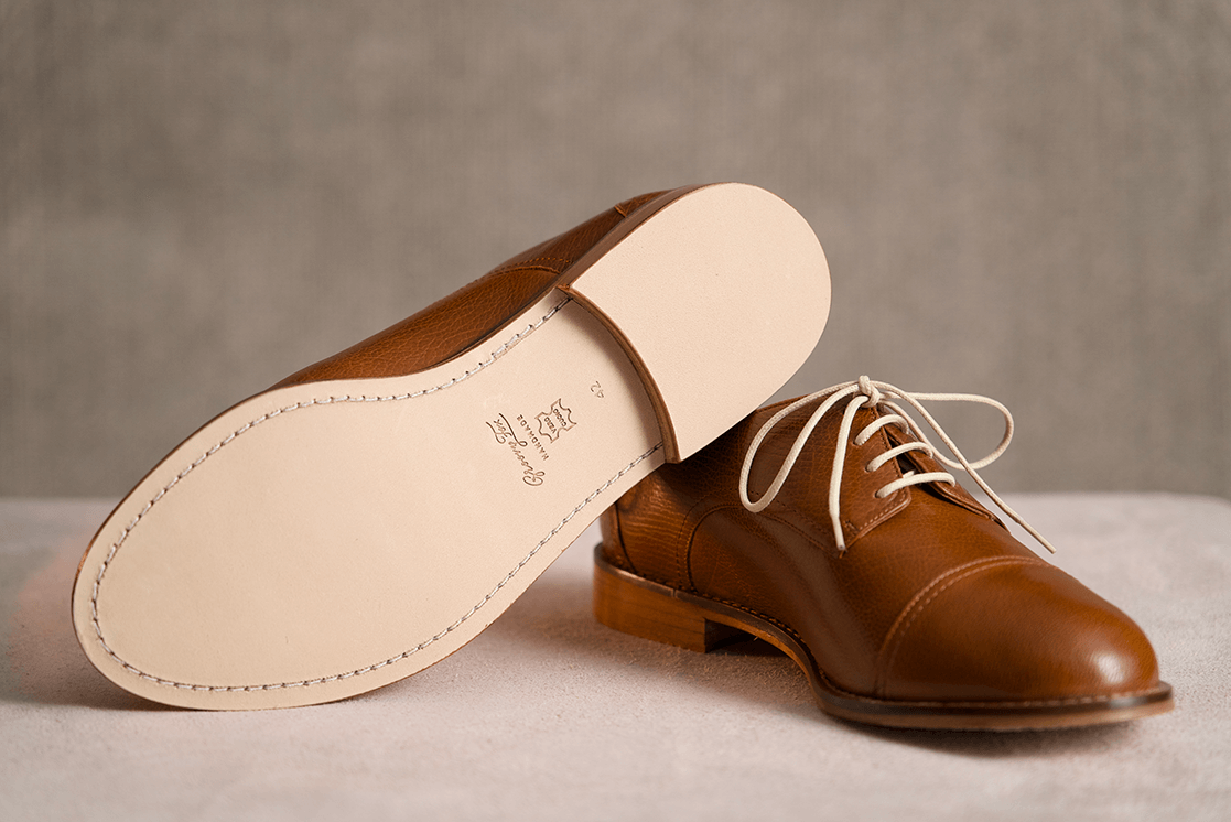 Groovy Fox Sleek – Leather Sole Derby – Aged Cognac thumbnail 4
