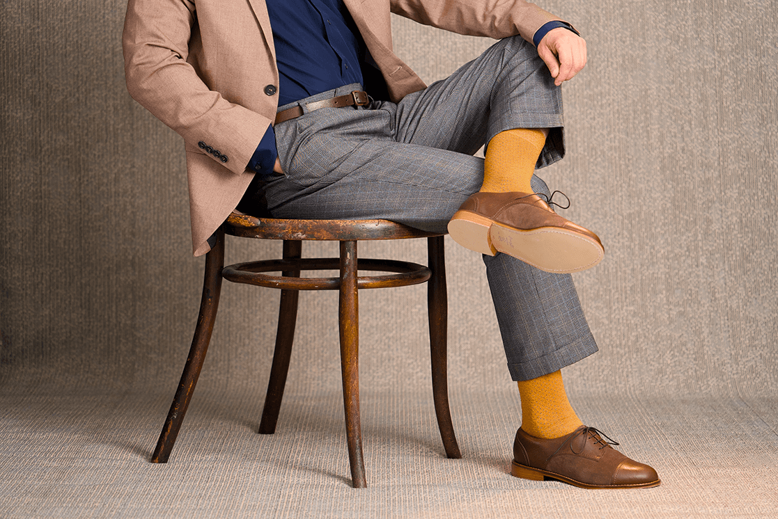 Groovy Fox Sleek – Leather Sole Derby – Chestnut Brown thumbnail 2
