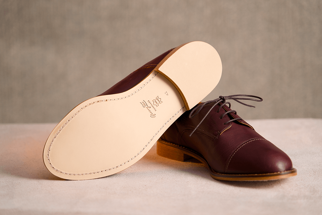 Groovy Fox Sleek – Leather Sole Derby – Vintage Merlot thumbnail 6