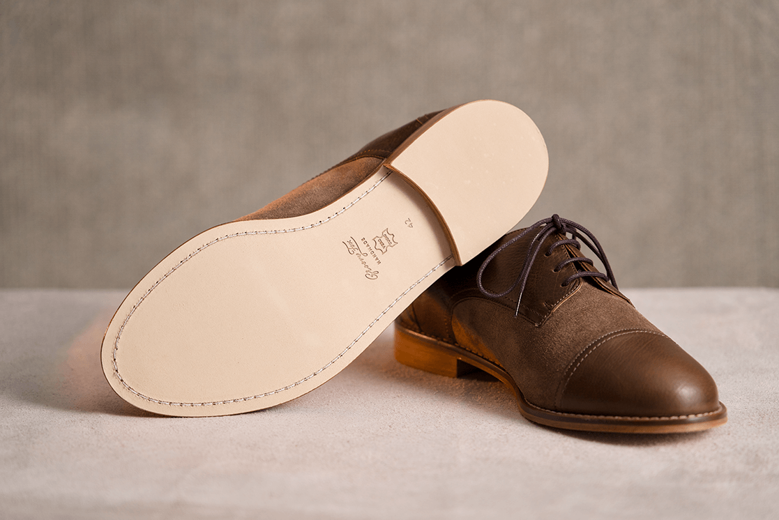 Groovy Fox Sleek – Leather Sole Derby – Chestnut Brown thumbnail 3