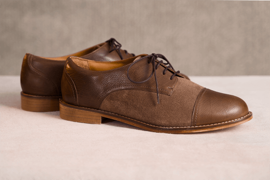 Groovy Fox Sleek – Leather Sole Derby – Chestnut Brown thumbnail 2