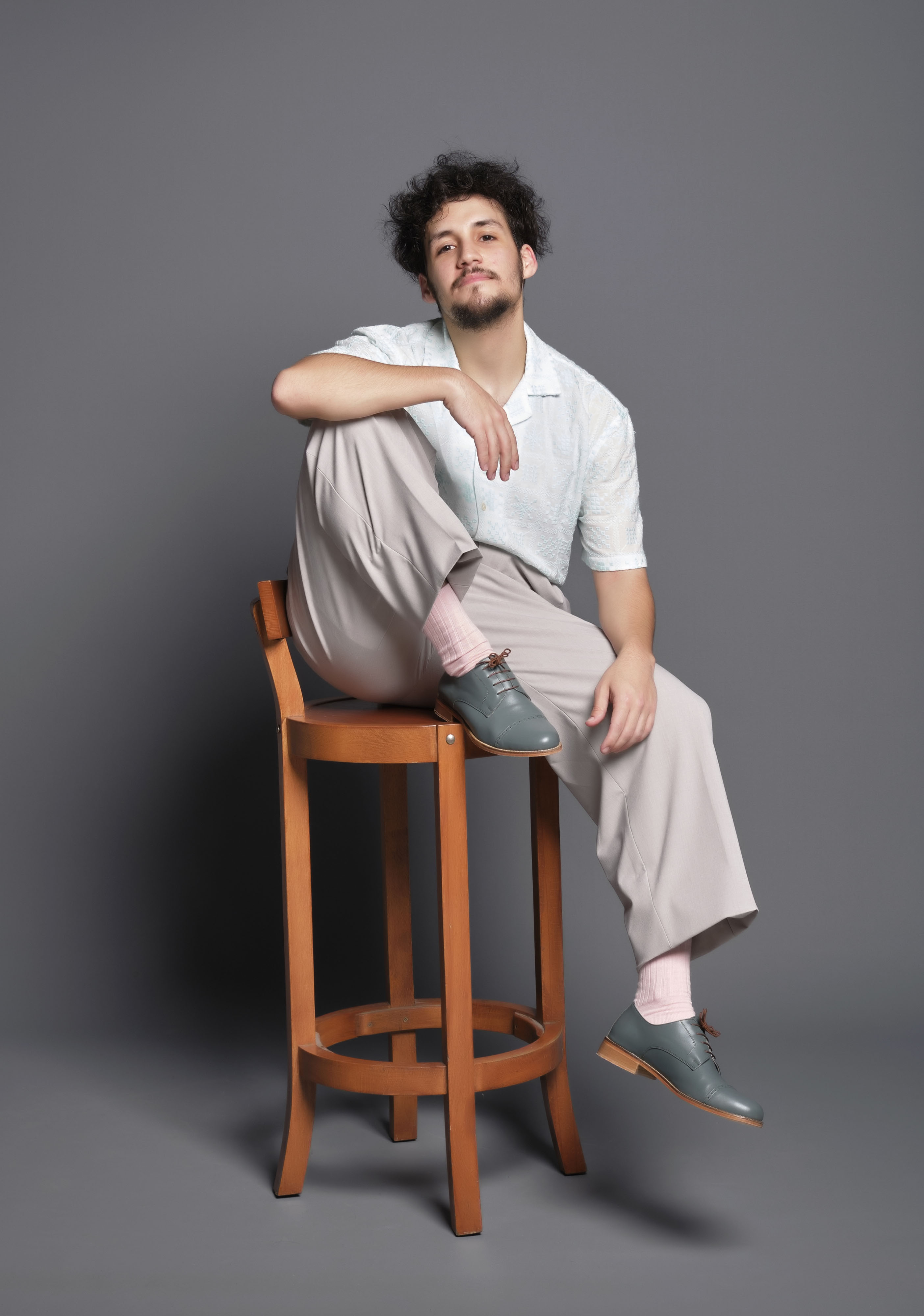 Harlem Shoes California Teal Green Leather 2cm heel