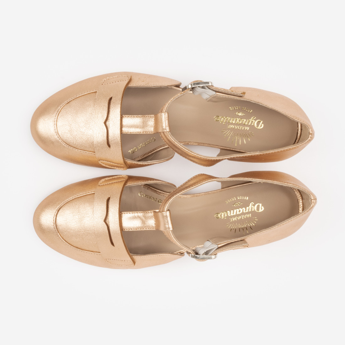 Madame Dynamite Wide fit - Mocasines Everyday Rose Gold thumbnail 4