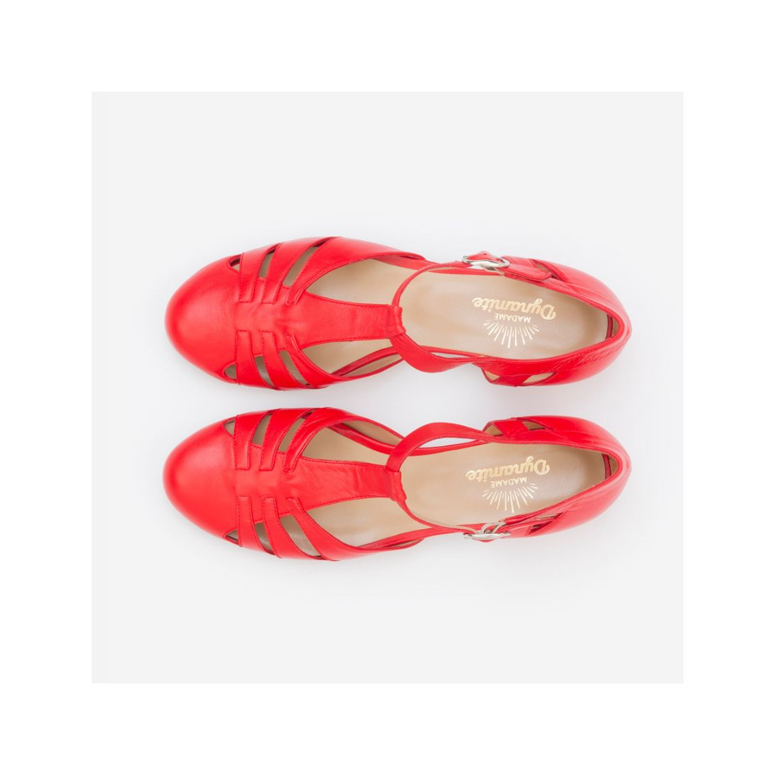 Madame Dynamite Vegan Mini Dynamite red (SUELA DE CUERO) thumbnail 3