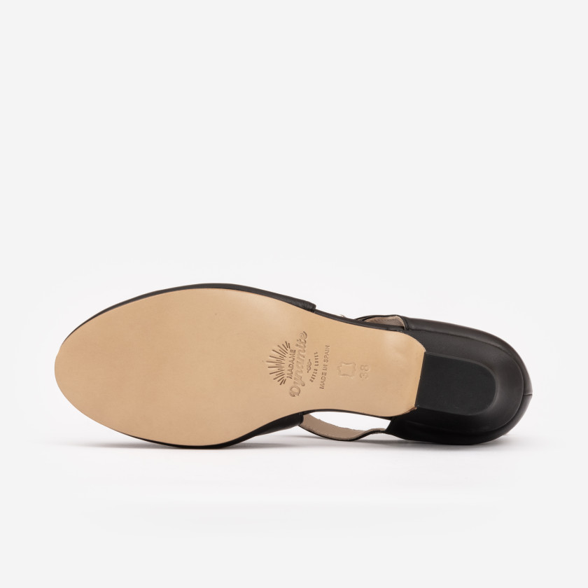 Madame Dynamite Wide fit - Loafers Black & White thumbnail 4