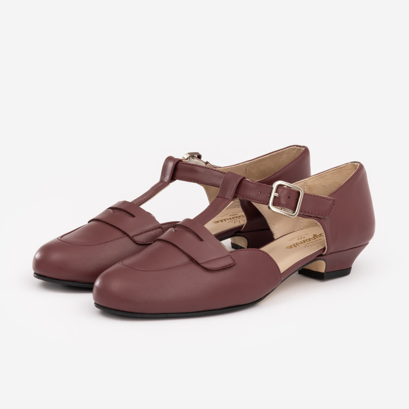 Madame Dynamite Wide fit - Loafers Everyday Red Wine — 1/5