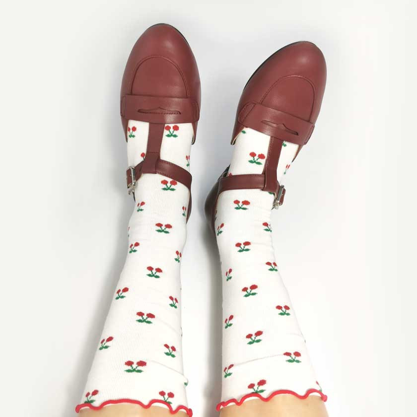 Madame Dynamite Wide fit - Loafers Everyday Red Wine thumbnail 5