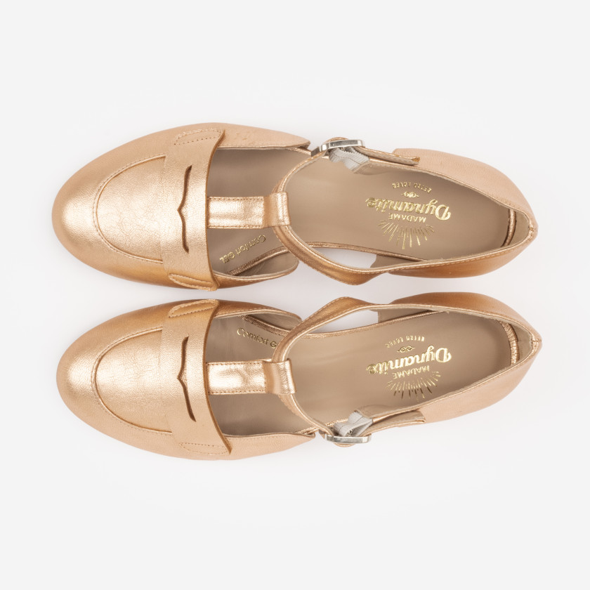 Madame Dynamite Wide fit - Loafers Everyday Rose Gold thumbnail 4