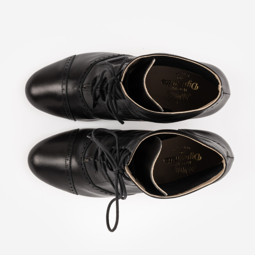 Madame Dynamite Rosetta Retro Boots Black thumbnail 3