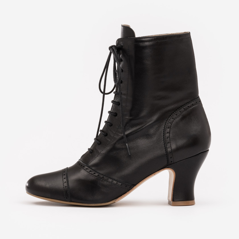 Madame Dynamite Rosetta Retro Boots Black thumbnail 4