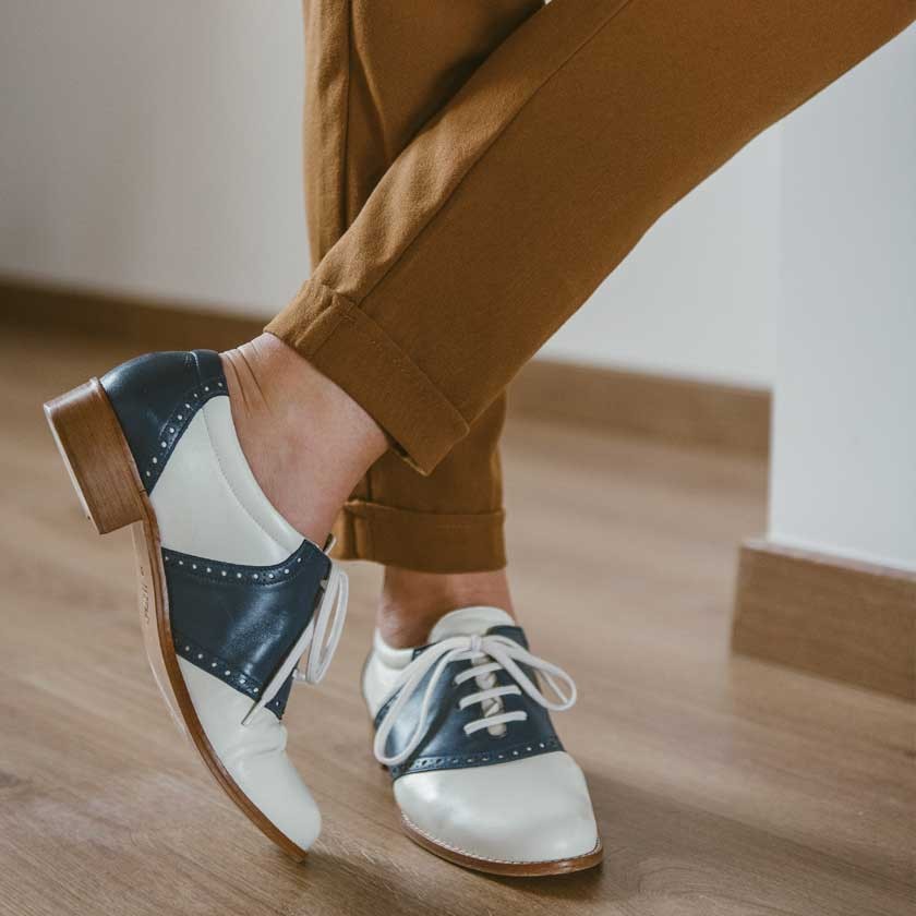 Madame Dynamite Saddles Shoes Blue thumbnail 2