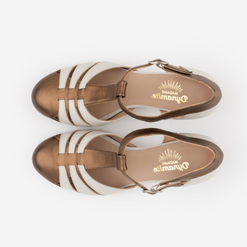 Madame Dynamite Wide fit - Mini Dynamite Cooper & Cream thumbnail 4