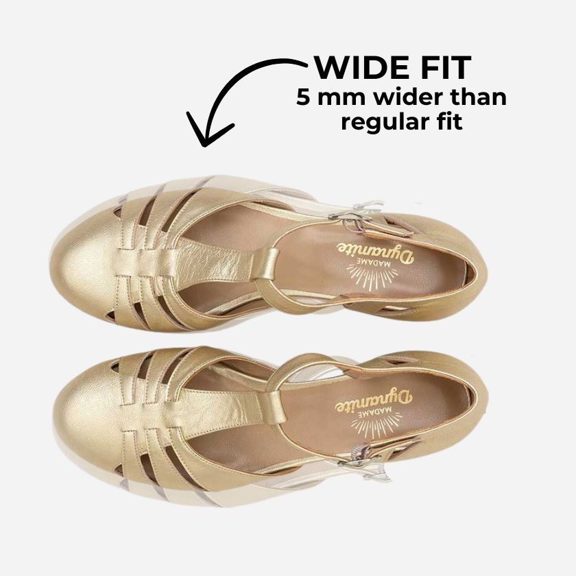 Madame Dynamite Wide fit - Mini Dynamite gold — 1/5