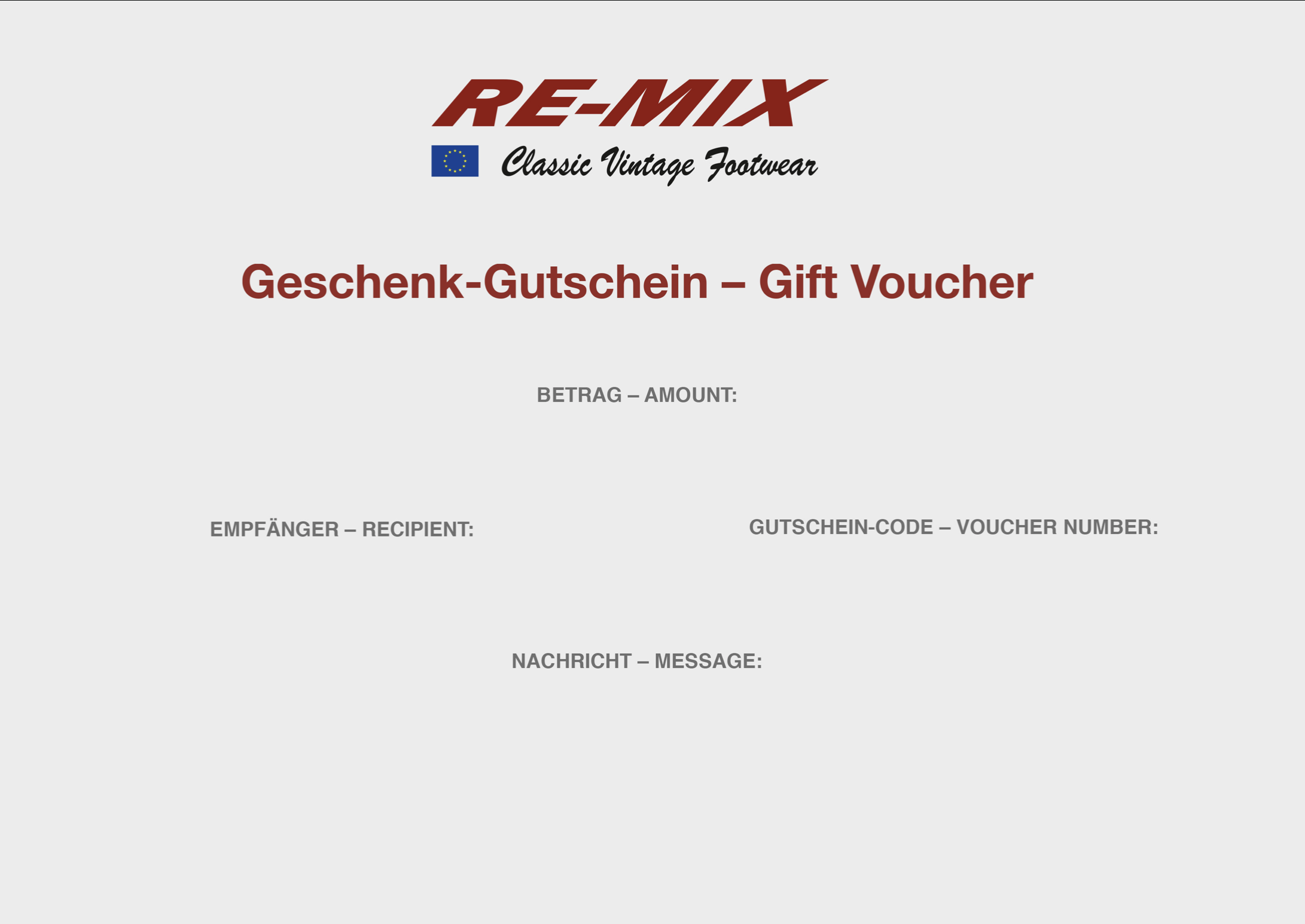 Remix Vintage Re-Mix Gift Voucher thumbnail 2