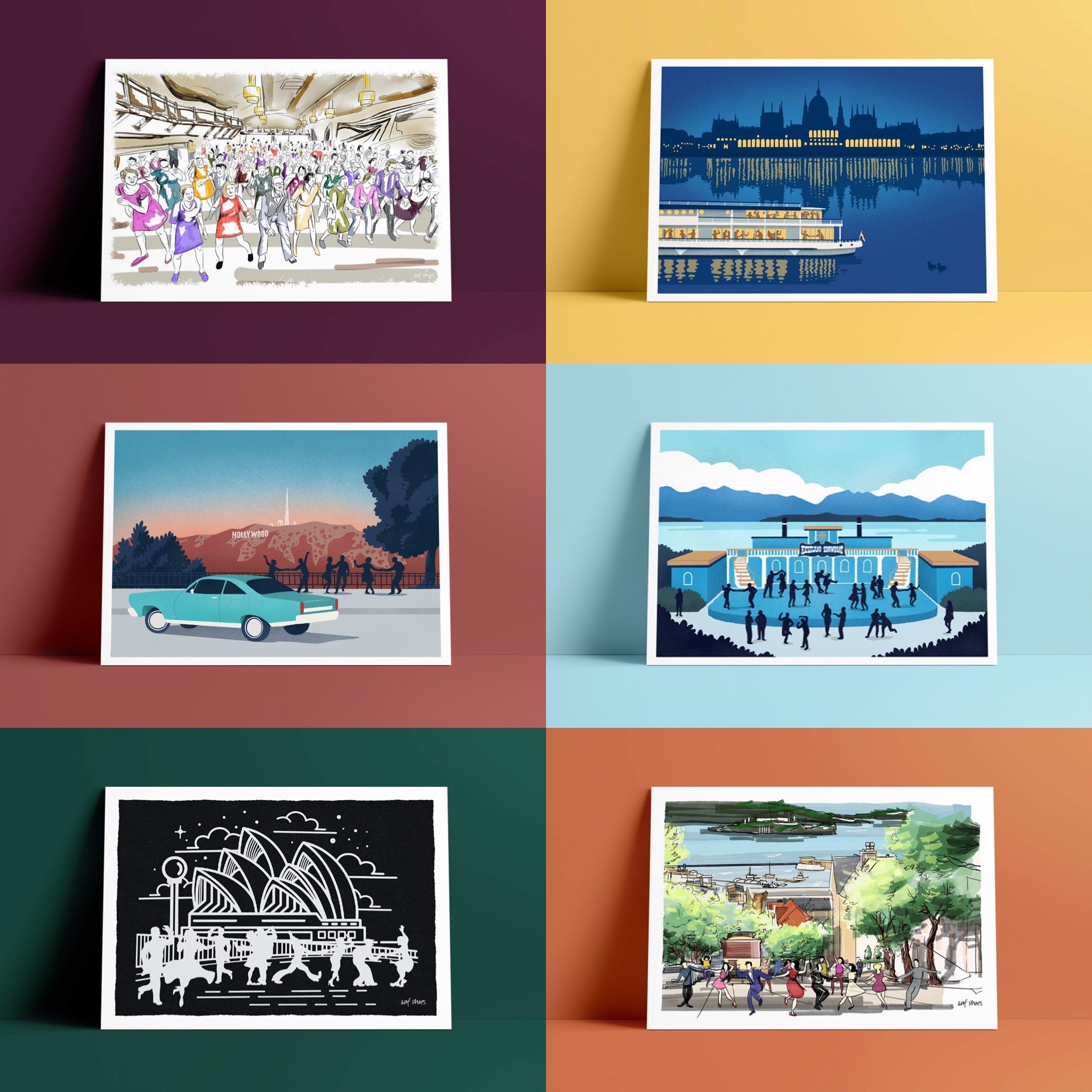 SAF Shoes Postcards - SOLD OUT — 1/9