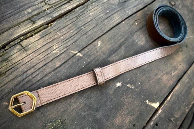 Saint Savoy Leather Belt – Sand thumbnail 4