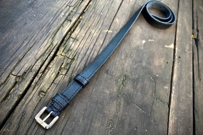 Saint Savoy Leather Belt – Caviar thumbnail 3