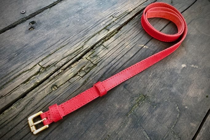 Saint Savoy Leather Belt – Ferrari thumbnail 4