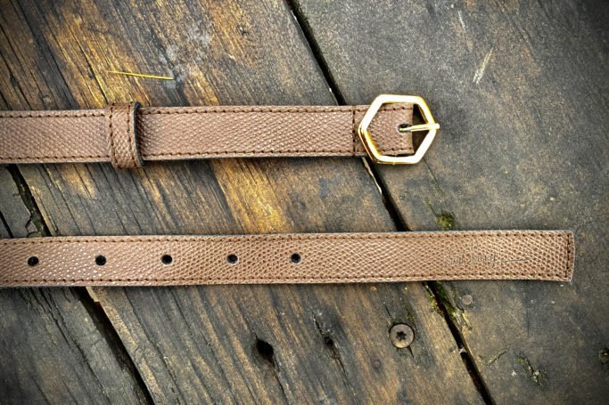 Saint Savoy Leather Belt – Chocolate thumbnail 2