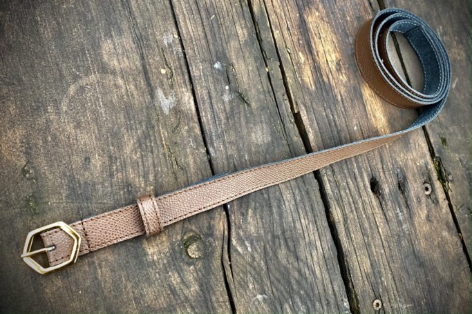 Saint Savoy Leather Belt – Chocolate thumbnail 3