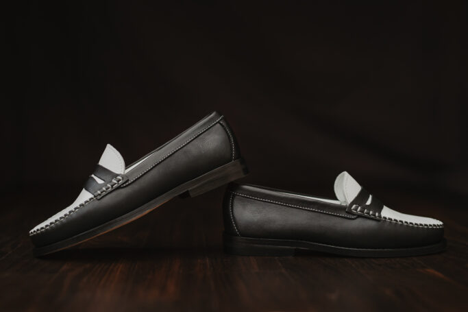 Saint Savoy PENNY LOAFER Black & White thumbnail 3