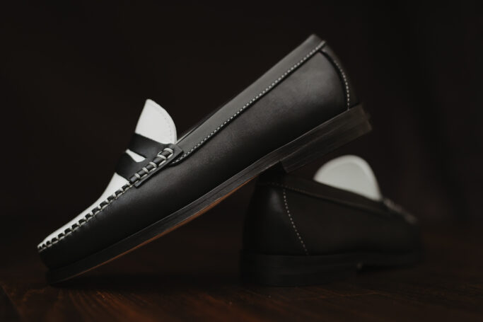 Saint Savoy PENNY LOAFER Black & White thumbnail 5
