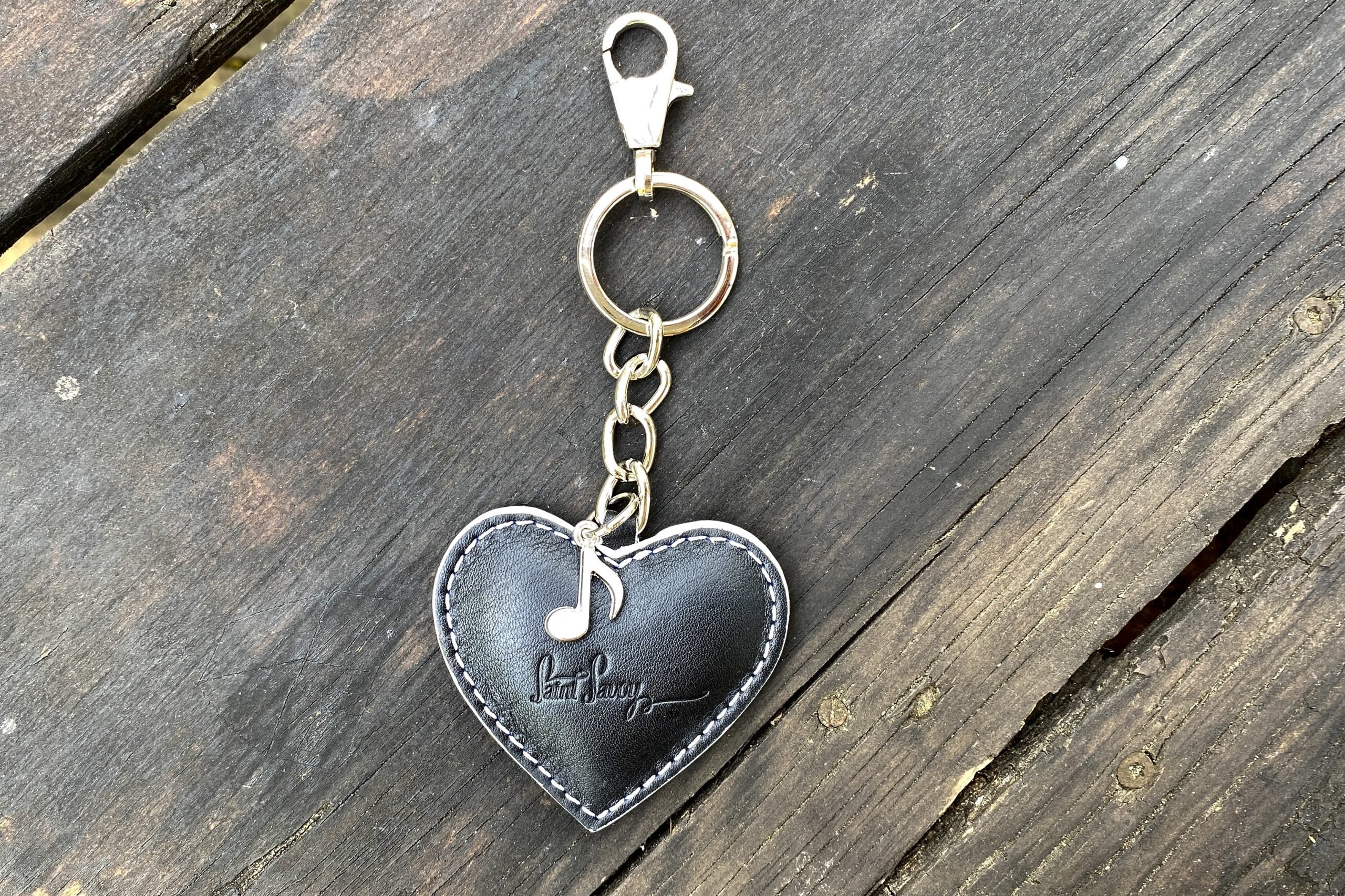 Saint Savoy Keychain “MUSIC LOVER” Black — 1/4