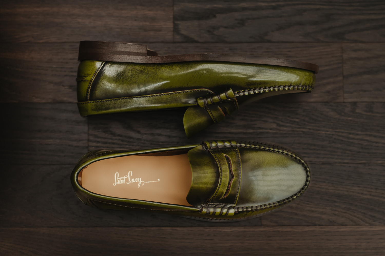 Saint Savoy PENNY LOAFER Moss thumbnail 2
