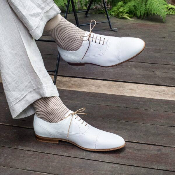 Swing It Shoes FRANKIE WHITE OXFORDS — 1/5