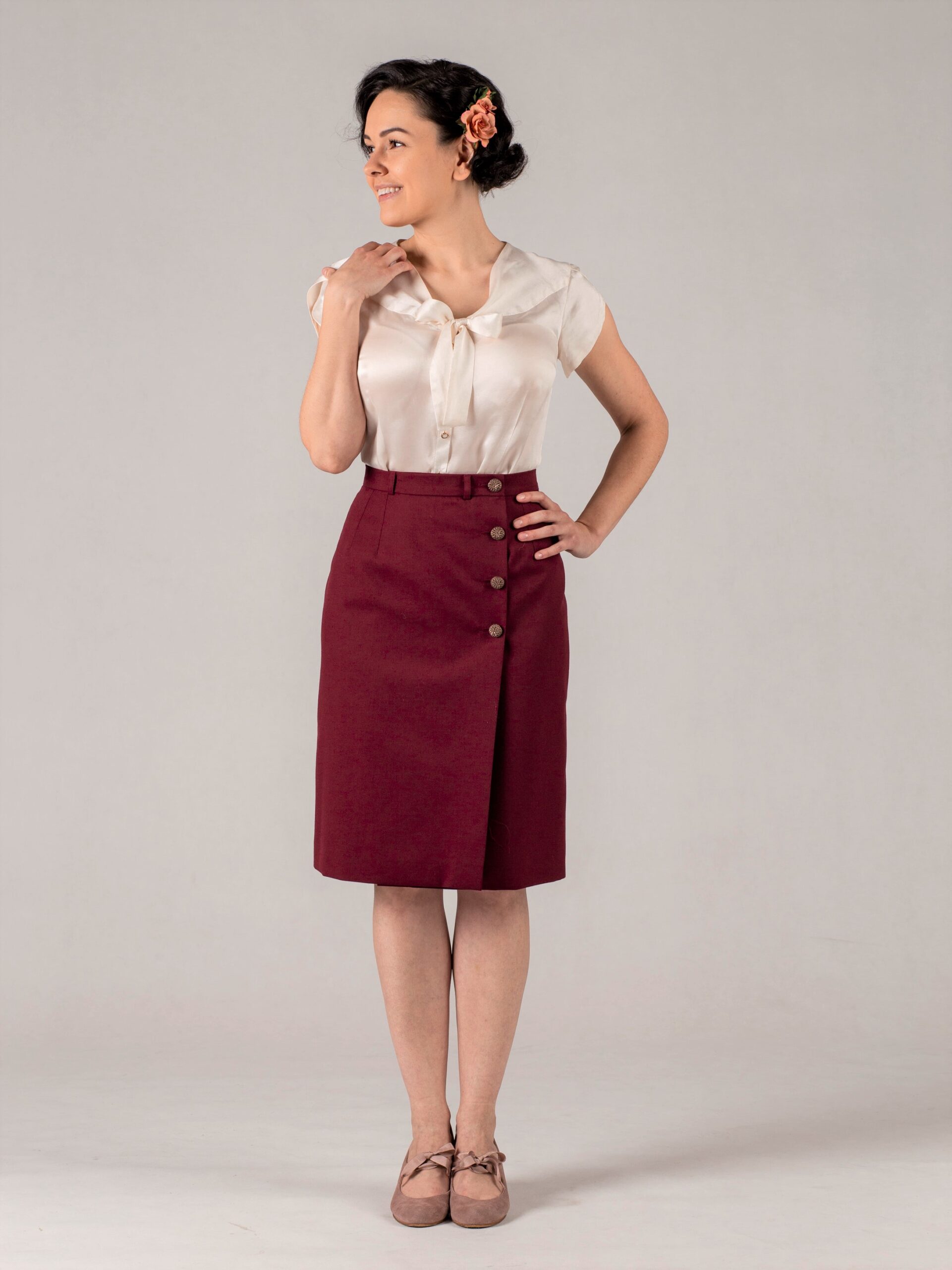 Swing It Shoes Raspberry Skirt — 1/3
