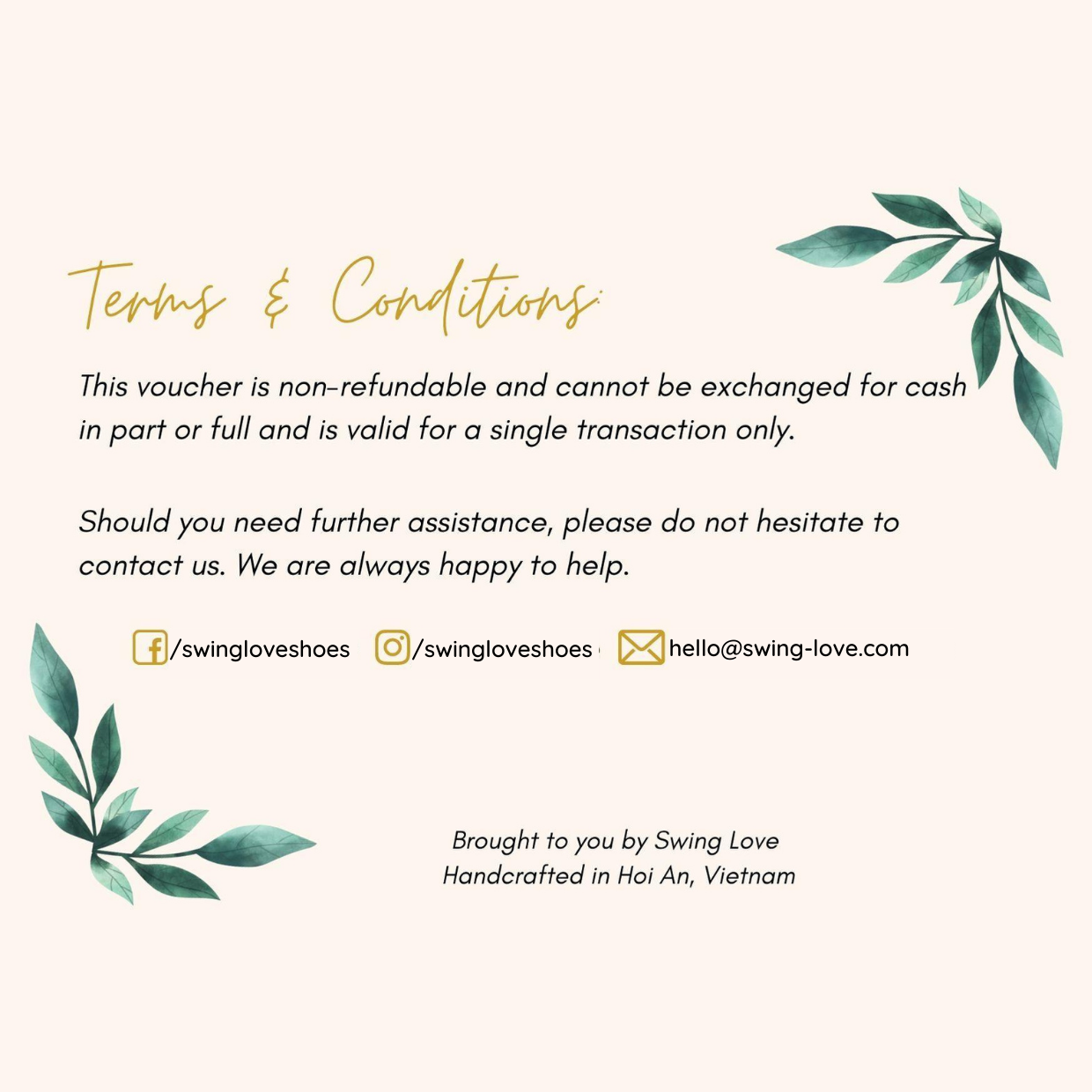 Swing Love Swing Love Gift Cards thumbnail 2